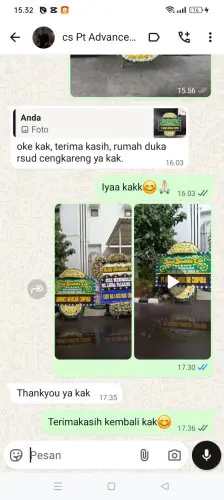 Testimonial Papan Bunga Pernikahan lebakasih