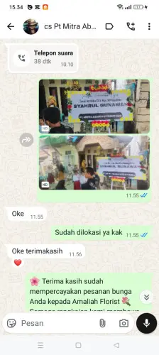 Testimonial Papan Bunga lebakasih
