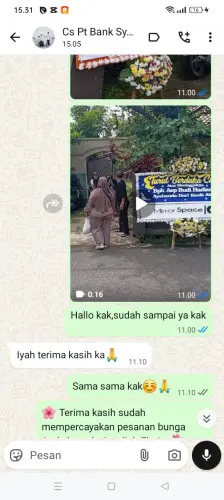 Testimonial Papan Bunga lebakasih
