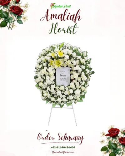 Krans Bunga Duka Cita lebakasih